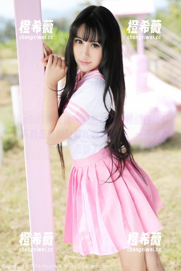 MyGirl美媛馆 - 杨晓青儿和她的白衬衫！下载原图的时候就像考联考，一不小心点错了！